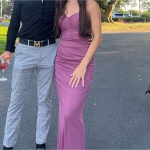 Purple Mauve Evening Gown